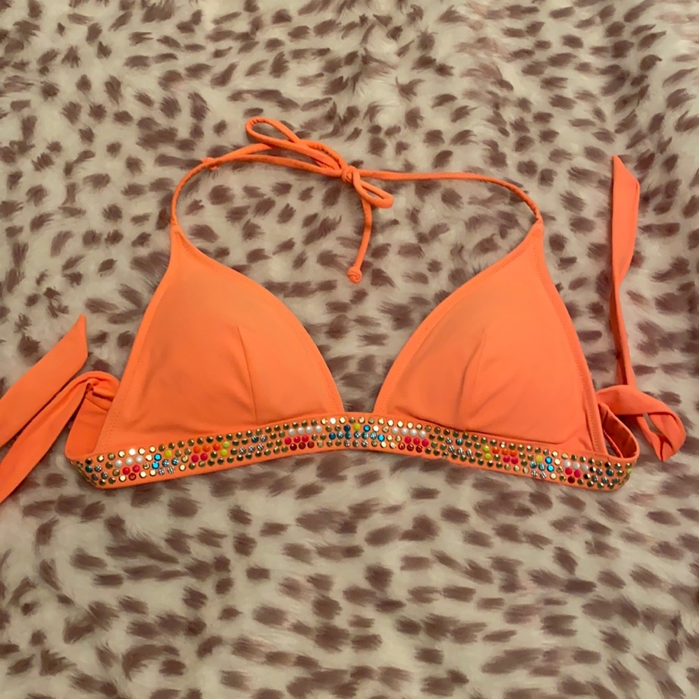 Orange Bikini Top